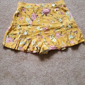 High Waisted Floral Shorts